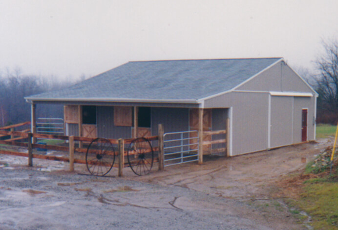 135 – Horse Barn With Lean-To