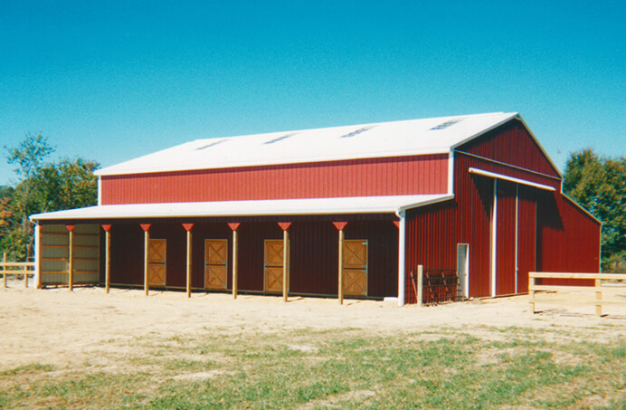 139 – Large Custom Horse Pole Barn