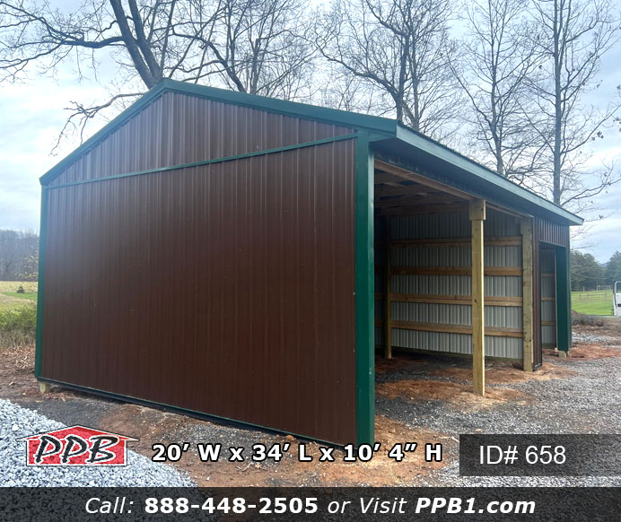 658 - Garage with Open Storage