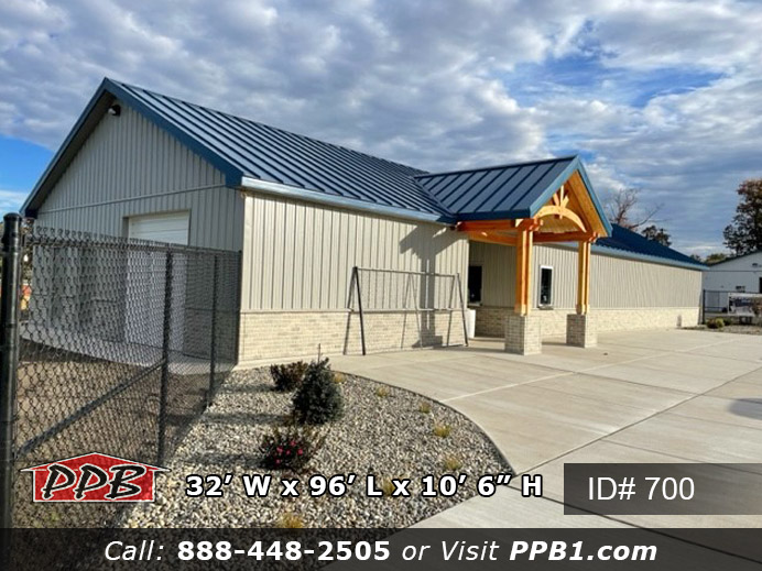 700 – Concession Stand with a Blue Roof