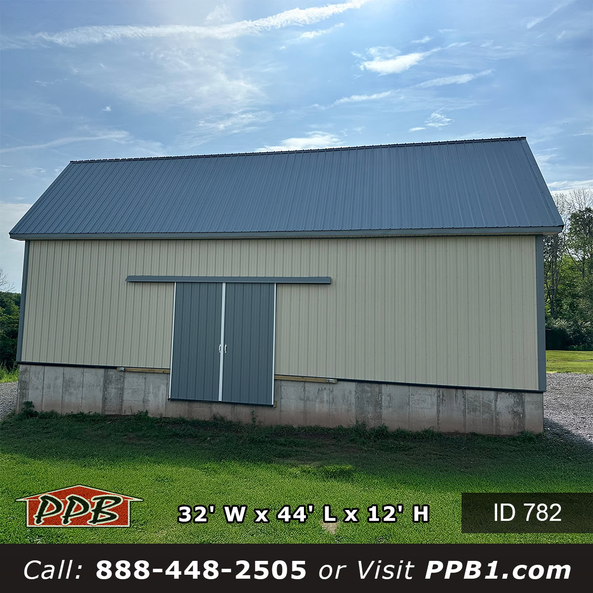 Pennsylvania farm building with light stone siding and slate roof