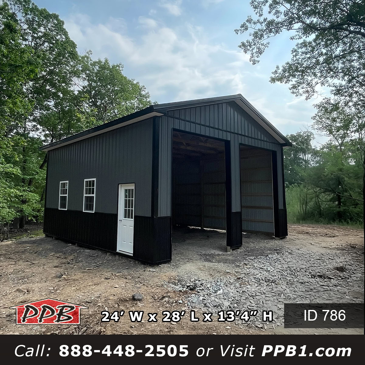Residential Pole Barn Garage Build residential garage with post frame construction