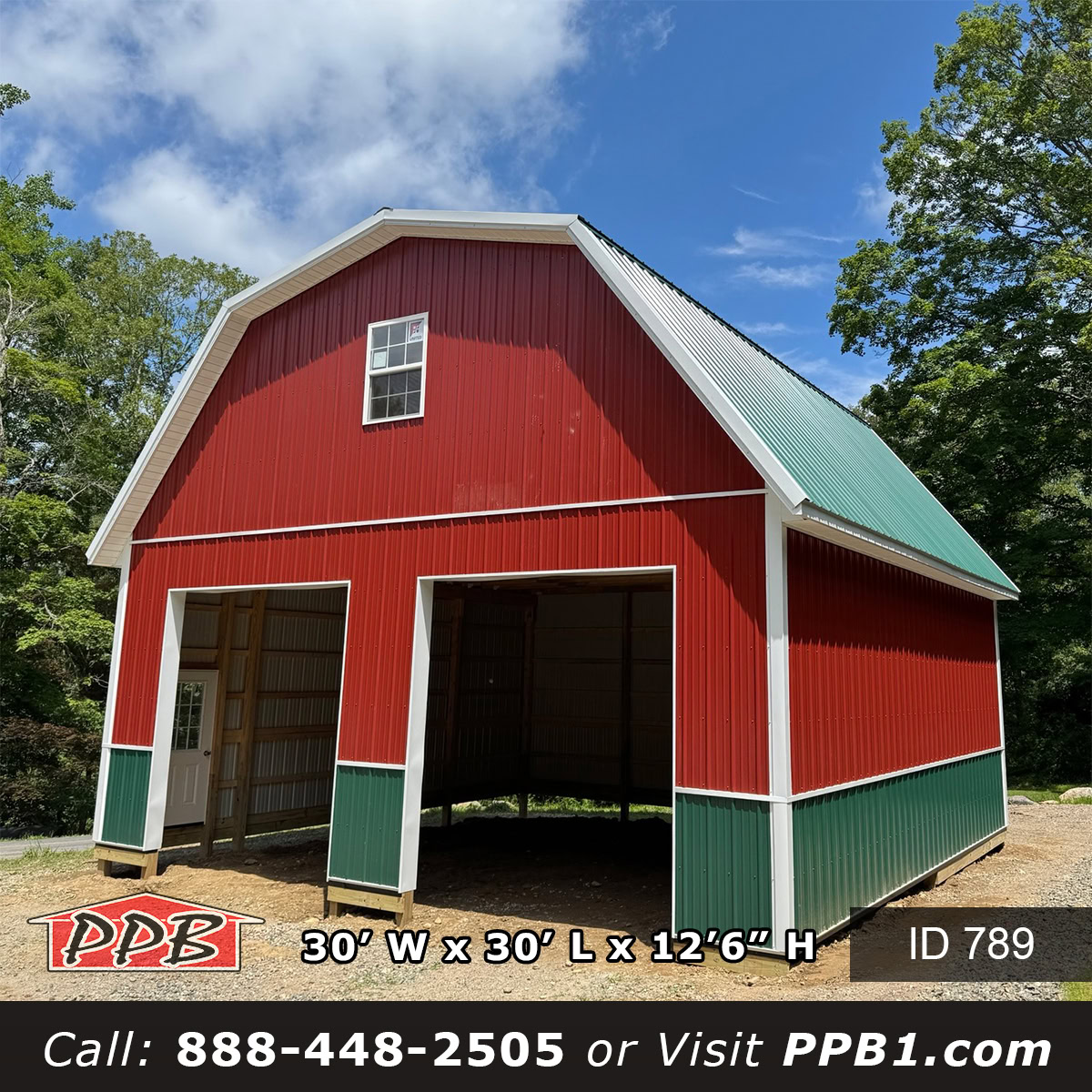 GAMBREL 2 789 (30’Wx30’Lx12’H)
