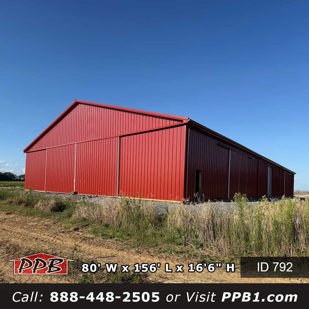 Pioneer Red Ag Post Frame Barn Red And White Agricultural Post Frame