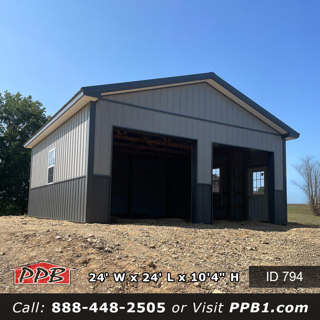 794 (24'Wx24'Lx10'H) 2 794 24x24x10 Pennsylvania Garage