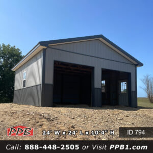 794 24x24x10 Pennsylvania Garage