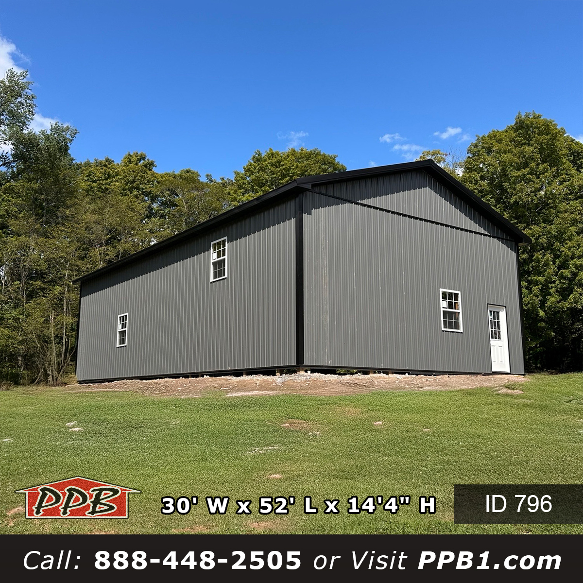 Charcoal Metal Garage Pennsylvania