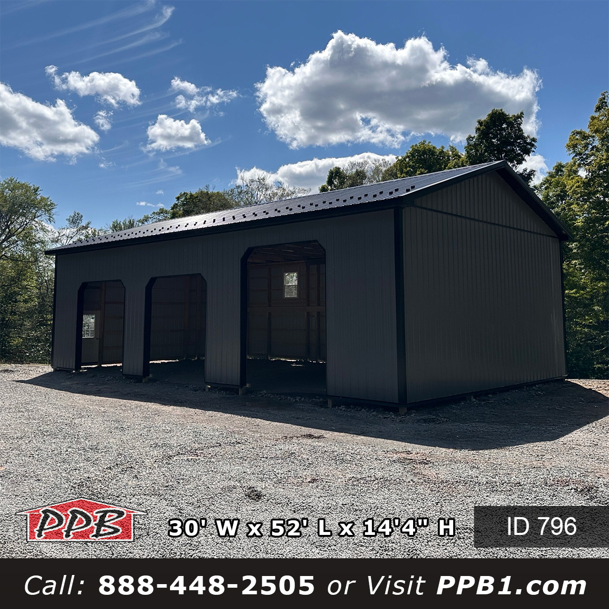 Charcoal Siding Garage Pennsylvania