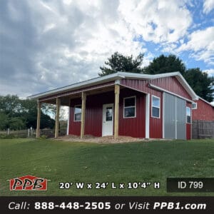 Slate Roof Lean-To Garage Build