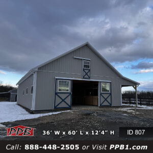807 36x60x12 New York Horse Barn