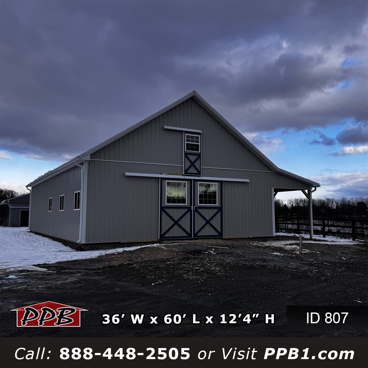 Dormer Style Horse Barn Exterior New York