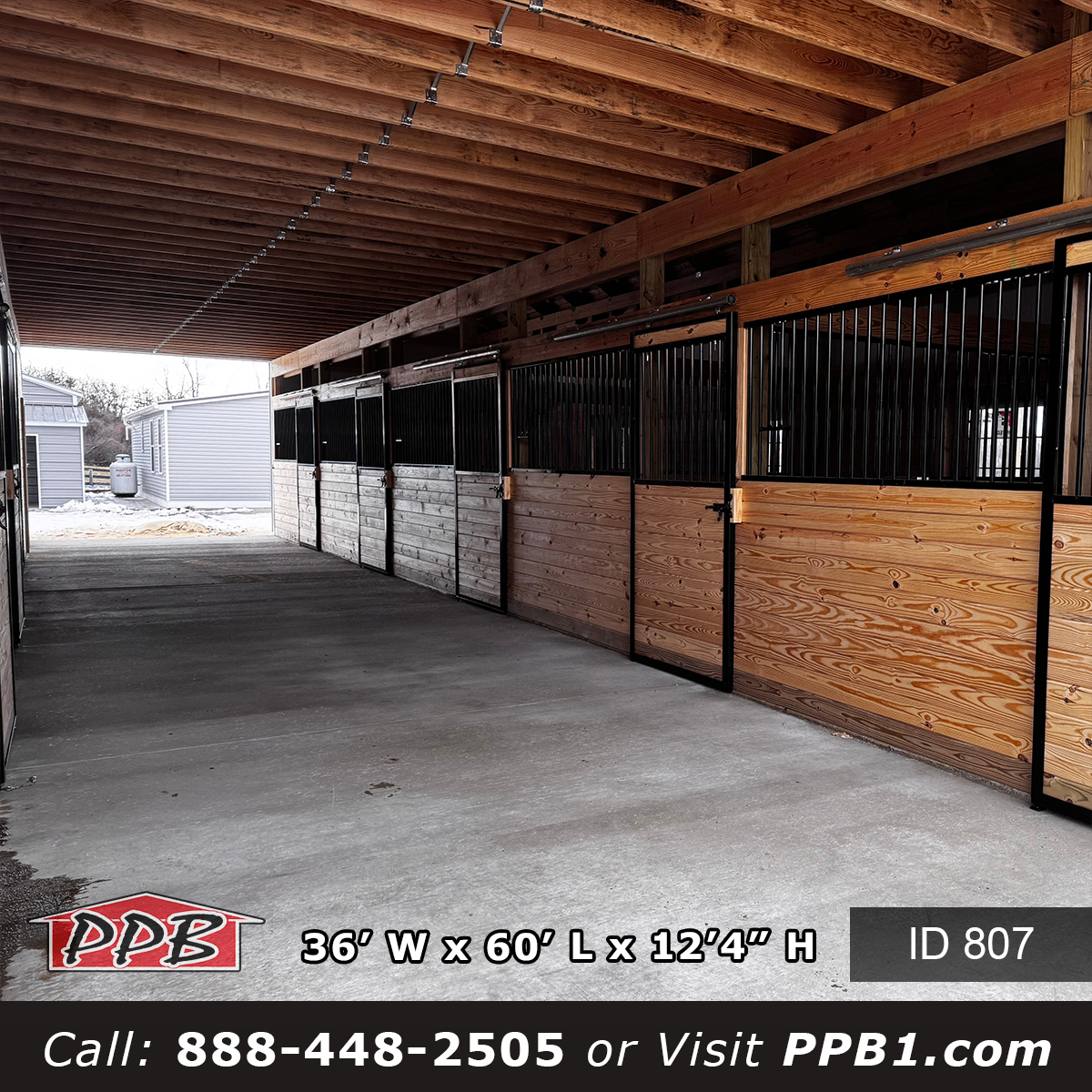 Horse Stall Barn Interior New York