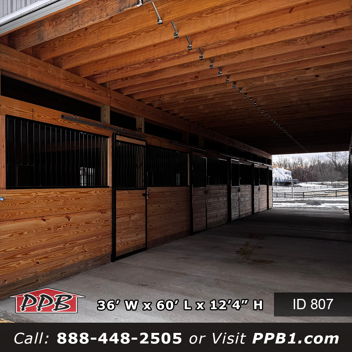 Wash Stall Interior Horse Barn
