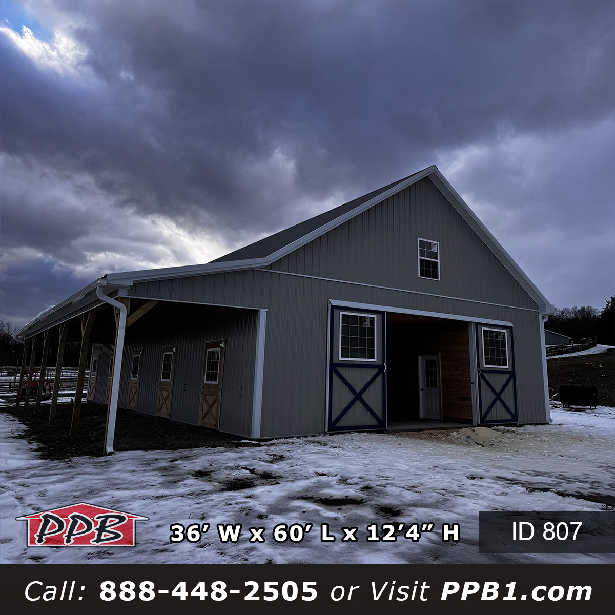Dormer Roofline on Horse Barn