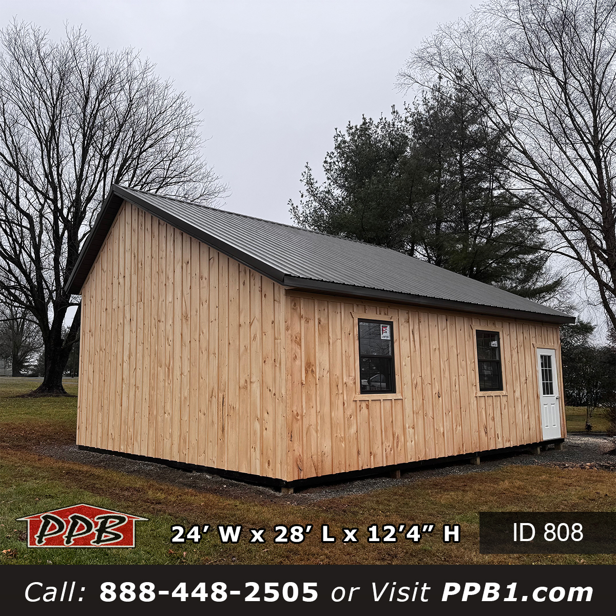 Pennsylvania Garage Building with carriage house doors