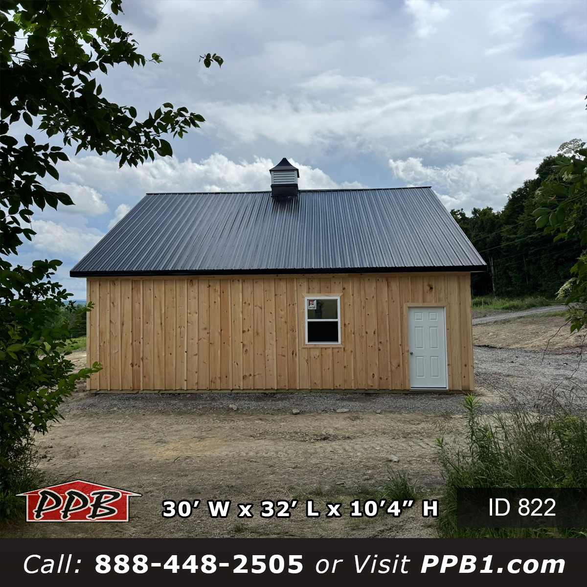 Pennsylvania garage builders entry door and window detail